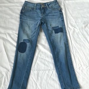 Light wash jeans